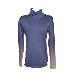Carrie Underwood Calia Women's Oasis Ombre Pullover Mockneck Medium Purple
